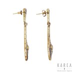 Art déco long earrings, 1920s-1930s