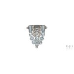 Clip-on type brooch, 1930s