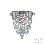 Clip-on type brooch, 1930s