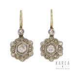 Art déco earrings, 1920s-1930s