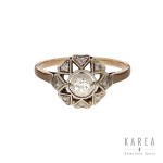 Diamond ring, 1st half of the 20th century