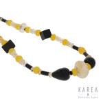Necklace with colored stones, 1st half of the 20th century