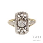 Diamond ring, 1920s-1930s