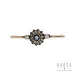 Brooch with sapphire, 1920s-1930s