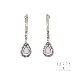 Earrings-drops, art déco, 1st half of the 20th century