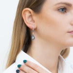 Earrings-drops, art déco, 1st half of the 20th century