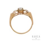 Diamond ring, France, 1930s-40s