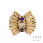 Ring in the form of a bow, 2nd half of the 20th century