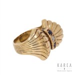 Ring in the form of a bow, 2nd half of the 20th century