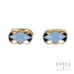 Enamel cufflinks, Norway, Norne, Aksel Holmsen, 1st half of the 20th century