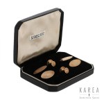 Cufflinks and collar clips, 1st quarter of the 20th century