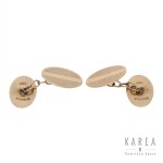 Cufflinks, Chester, England, 1935.