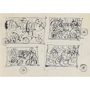 Franciszek Starowieyski (1930 Bratkówka near Krosno - 2009 Warsaw), Calligraphies