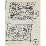 Franciszek Starowieyski (1930 Bratkówka near Krosno - 2009 Warsaw), Calligraphies