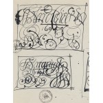 Franciszek Starowieyski (1930 Bratkówka near Krosno - 2009 Warsaw), Calligraphies