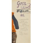 Franciszek Starowieyski (1930 Bratkówka near Krosno - 2009 Warsaw), Costume design for the play Chryja , 1971