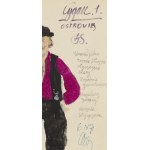 Franciszek Starowieyski (1930 Bratkówka near Krosno - 2009 Warsaw), Costume design for the play Chryja, 1971
