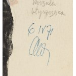 Franciszek Starowieyski (1930 Bratkówka near Krosno - 2009 Warsaw), Costume design for the play Chryja, 1971