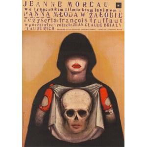 Franciszek Starowieyski (1930 Bratkówka near Krosno - 2009 Warsaw), Poster for the film Bride and Groom in Mourning, dir. by Francois Truffaut,1968, 1969