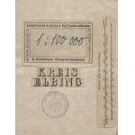 [ELBLĄG, district] Kreis Elbing. 1:100,000. Berlin ca. 1890