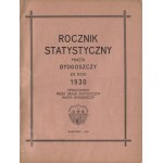 [BYDGOSZCZ] Statistical Yearbook of the City of Bydgoszcz for the year 1930