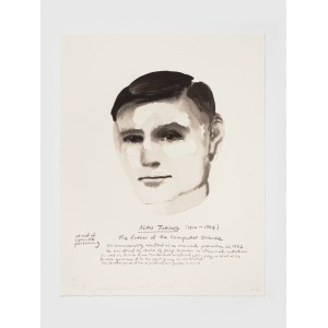 Marlene Dumas (b. 1953), Alan Turing, 2014