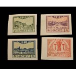PRZEDBÓRZ, Fi 3a-6a stamp series - denominations: 2 gr ** / 4 gr ** / 6 gr ** / 10 gr **