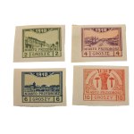 PRZEDBÓRZ, Fi 3a-6a stamp series - denominations: 2 gr ** / 4 gr ** / 6 gr ** / 10 gr **