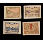 PRZEDBÓRZ stamp series Fi 3a-6a, PROOF PRINTS, MIKSTEIN guarantee
