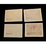 PRZEDBÓRZ stamp series Fi 3a-6a, PROOF PRINTS, MIKSTEIN guarantee
