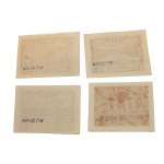 PRZEDBÓRZ stamp series Fi 3a-6a, PROOF PRINTS, MIKSTEIN guarantee