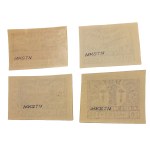 PRZEDBÓRZ stamp series Fi 15a-18a ** without rays, MIKSTEIN guarantee