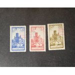 ŻARKI "Cityscape" stamp series, reprint edition, Fi 4-6 */**/* MIKSTEIN guarantee