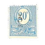 Upper Silesia stamp, Fi 10, Type T IIa *