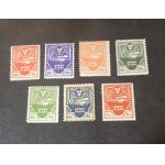 Insurgent postal service in Upper Silesia, the so-called "Korfanty issue," Fi 1B-7B* stamp series