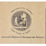 POSTCARD Our Emperor in Prayer - Unser Kaiser im Gebet, blank