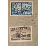 National International Congress of Former Prisoners of German Concentration Camps, Warsaw, February 3–5, 1946, stamps Fi 388–393