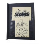 "POCZTA SOLIDARNOŚĆ" stamp album + postcards and other Solidarity memorabilia. Total: 69 stamps/sheets, 7 cards, 6 other memorabilia items