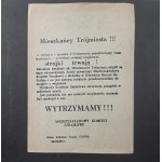 Residents of the Tri-City!!! In light of widespread misinformation (...) FLYER August 22, 1980 Free Printing House of the Gdynia Shipyard