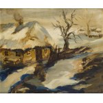 Emmanuel Katz (1894 Krzemieniec - 1962 Tel Awiw), Pejzaż zimowy