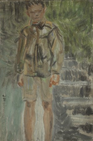 Jacek Malczewski (1854 Radom - 1929 Kraków), Szkic chłopca