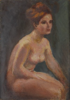 Stanisław Dąbrowski (1882 Albertyn - 1943 Warszawa), Siedzący akt kobiety