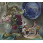 Ludwik Lisowski (1907 Kraków - 1943 Kraków), Martwa natura z arlekinem i lalką
