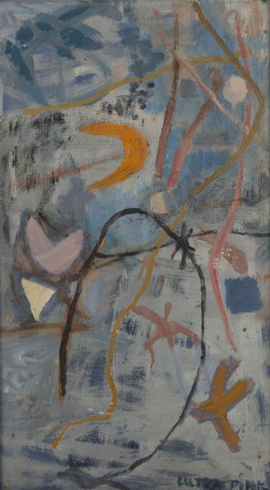 Lutka Pink (1906 Warszawa - 1998 Nowy Jork), Kompozycja abstrakcyjna, lata 50. XX w.