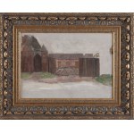Tadeusz Makowski (1882 Oświęcim - 1932 Paris), Homestead with a fragment of a gate, 1924