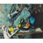 Zygmunt Józef Menkes (1896 Lwów - 1986 Riverdale, USA), Martwa natura ze skrzypcami