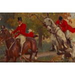 Zygmunt Rozwadowski (1870 Lviv - 1950 Zakopane), Hunting, 1922