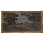 Stanislaw Czajkowski (1878 Warsaw - 1954 Sandomierz), Heron on the water