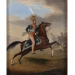 Author unknown (19th century), Portrait of Joseph Poniatowski on horseback, first half of 19th century.