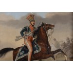 Author unknown (19th century), Portrait of Joseph Poniatowski on horseback, first half of 19th century.